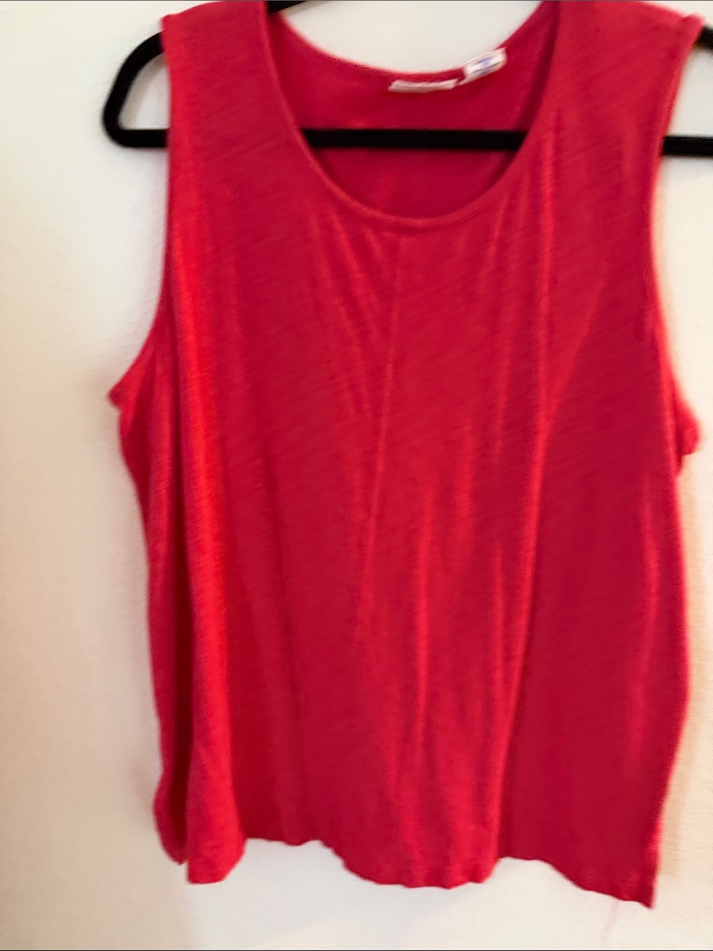 Sigrid Olsen Red Sleeveless Tank Top
